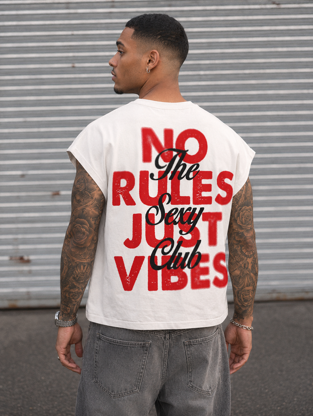 THE SEXY CLUB  SLEEVELESS TEE (UNISEX)
