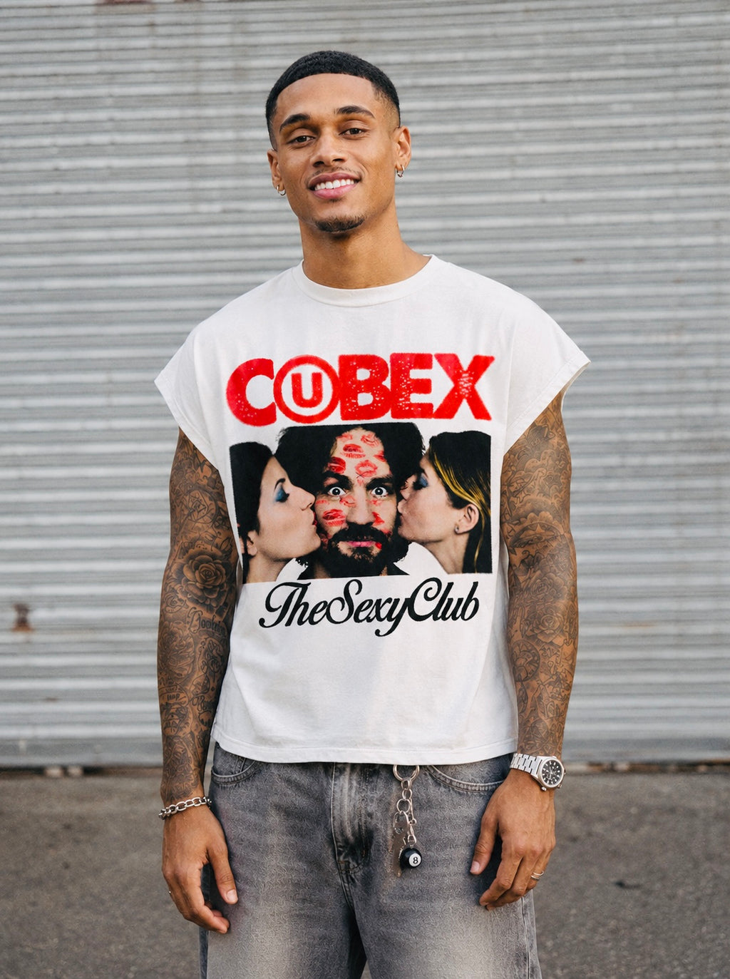 THE SEXY CLUB  SLEEVELESS TEE (UNISEX)
