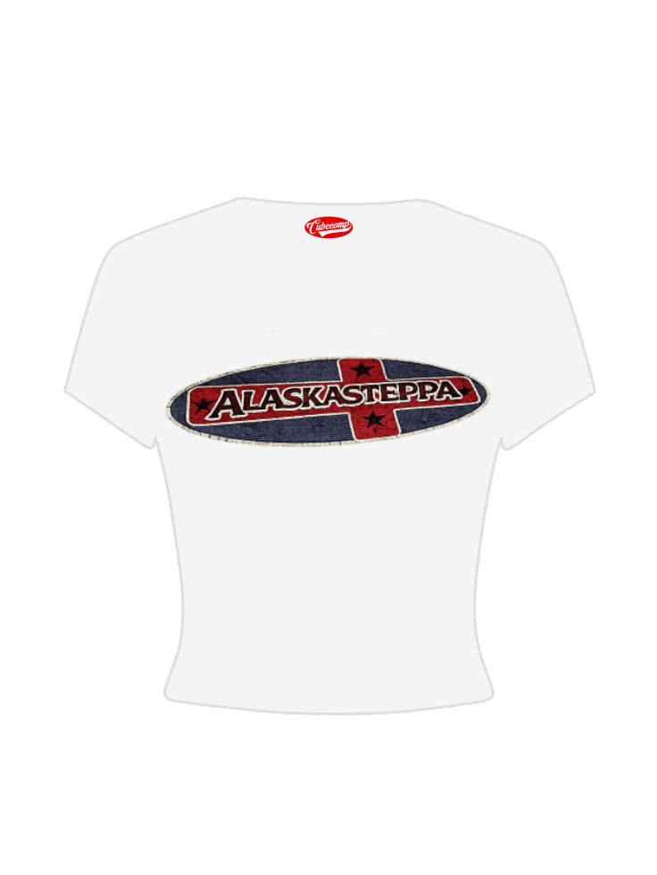 LADIES WHITE ROYAL STANDARD TEE